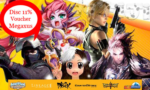 Voucher Megaxus Disc 11%